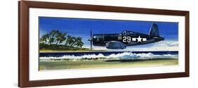 Into the Blue: American War-Planes-Wilf Hardy-Framed Giclee Print