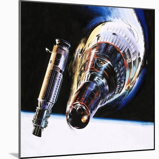 Into the Blue: Emergency in Space-Wilf Hardy-Mounted Giclee Print