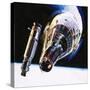 Into the Blue: Emergency in Space-Wilf Hardy-Stretched Canvas