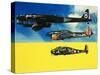 Into the Blue: French Aircraft of World War II-Wilf Hardy-Stretched Canvas