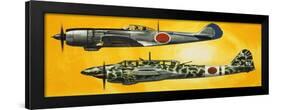 Into the Blue: Japanese Aircraft of World War II-Wilf Hardy-Framed Giclee Print