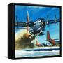 Into the Blue: South Pole Air Base-Wilf Hardy-Framed Stretched Canvas