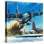 Into the Blue: South Pole Air Base-Wilf Hardy-Stretched Canvas