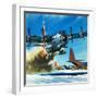 Into the Blue: South Pole Air Base-Wilf Hardy-Framed Giclee Print