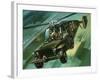 Into the Blue: The Flying Jeep-Wilf Hardy-Framed Giclee Print