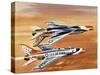 Into the Blue: Thunderbirds-Wilf Hardy-Stretched Canvas