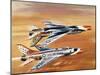 Into the Blue: Thunderbirds-Wilf Hardy-Mounted Giclee Print