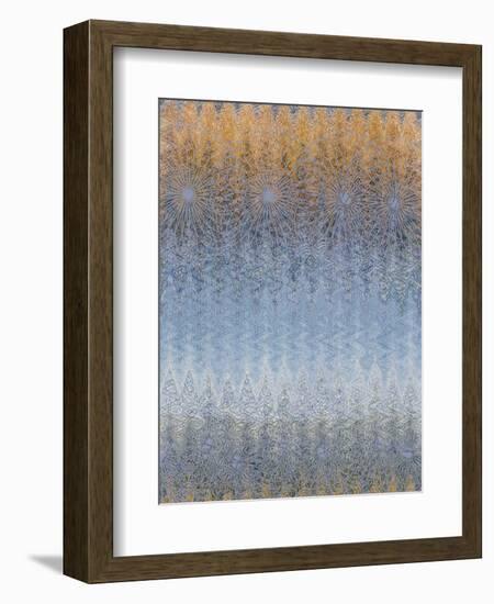 into the Blue-Ricki Mountain-Framed Art Print