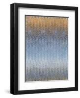 into the Blue-Ricki Mountain-Framed Art Print