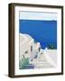 Into the Blue-Petra Lizde-Framed Giclee Print