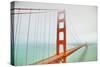 Into the Fog at Golden Gate Bridge, San Francisco-Vincent James-Stretched Canvas