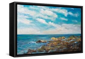 Into the Horizon I-Julie DeRice-Framed Stretched Canvas