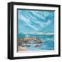 Into the Horizon Square II-Julie DeRice-Framed Art Print