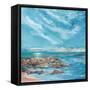 Into the Horizon Square II-Julie DeRice-Framed Stretched Canvas