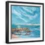 Into the Horizon Square II-Julie DeRice-Framed Art Print