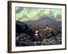 Into the Jackson Hole Country, 1937-Frank Tenney Johnson-Framed Giclee Print