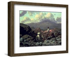 Into the Jackson Hole Country, 1937-Frank Tenney Johnson-Framed Giclee Print