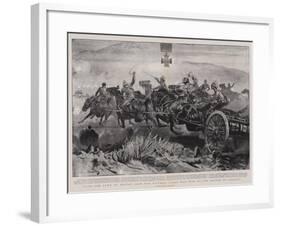 Into the Jaws of Death, How the Victoria Cross Was Won at the Battle of Colenso-John Charlton-Framed Giclee Print