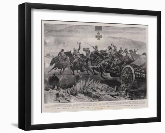 Into the Jaws of Death, How the Victoria Cross Was Won at the Battle of Colenso-John Charlton-Framed Giclee Print