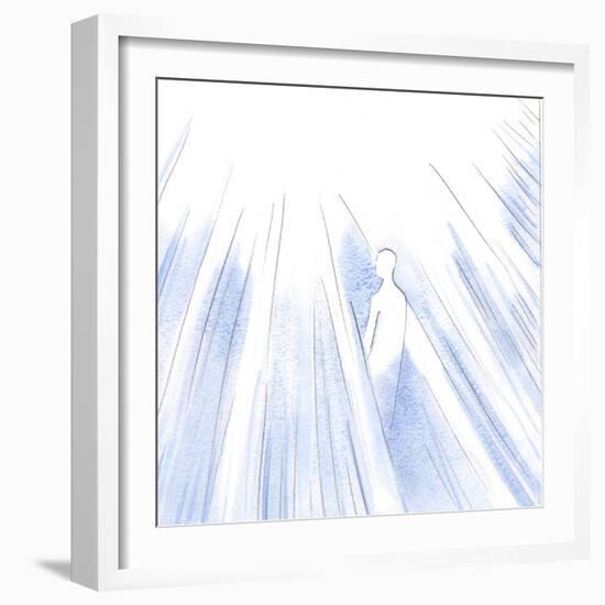 Into the Light of Heaven Enter Holy Souls Who Have Been Purified. They Enter without Pain; There Is-Elizabeth Wang-Framed Giclee Print