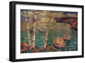 'Into the Morning', c1920-Jonas Lie-Framed Giclee Print