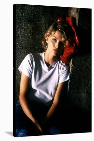 INTO THE NIGHT, 1984 directed by JOHN LANDIS Michelle Pfeiffer (photo)-null-Stretched Canvas