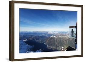 Into the Void Viewing Platform on Aiguille Du Midi, Chamonix, Rhone Alpes-Christian Kober-Framed Photographic Print