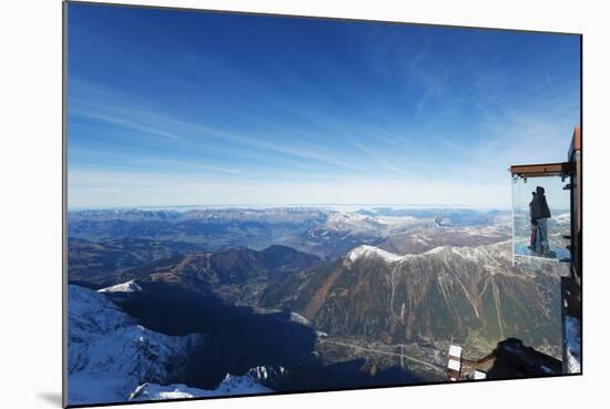 Into the Void Viewing Platform on Aiguille Du Midi, Chamonix, Rhone Alpes-Christian Kober-Mounted Photographic Print