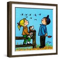 Into the Wild Blue Yonder - Jack & Jill-Helen Wright-Framed Giclee Print