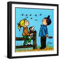 Into the Wild Blue Yonder - Jack & Jill-Helen Wright-Framed Giclee Print