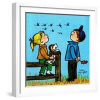 Into the Wild Blue Yonder - Jack & Jill-Helen Wright-Framed Giclee Print