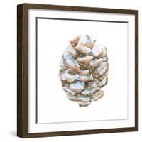 Into the Woods Pinecone I-Emily Adams-Framed Art Print