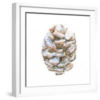 Into the Woods Pinecone I-Emily Adams-Framed Art Print