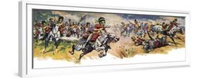 "Into Them, Greys!" the Charge of the Union-Derek Charles Eyles-Framed Giclee Print