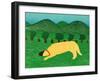 Into Thin Air Yellow-Stephen Huneck-Framed Giclee Print