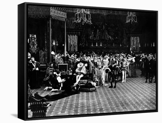 INTOLERANCE by DWGriffith, 1916 Babylone antique ancient Babylon (b/w photo)-null-Framed Stretched Canvas