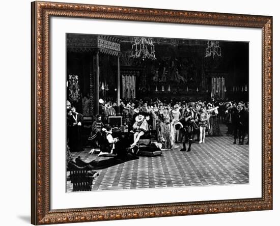 INTOLERANCE by DWGriffith, 1916 Babylone antique ancient Babylon (b/w photo)-null-Framed Photo