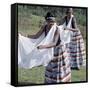 Intore Dancers Perform at Butare-Nigel Pavitt-Framed Stretched Canvas