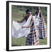 Intore Dancers Perform at Butare-Nigel Pavitt-Framed Photographic Print