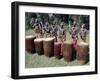 Intore Drummer Plays at Butare,In the Days of Monarchy in Rwanda-Nigel Pavitt-Framed Photographic Print