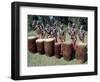 Intore Drummer Plays at Butare,In the Days of Monarchy in Rwanda-Nigel Pavitt-Framed Photographic Print