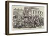 Intramural Interment, a Scene in the Strand-null-Framed Giclee Print