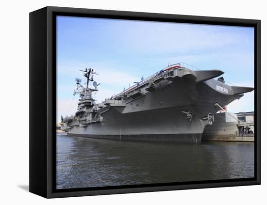 Intrepid Sea, Air and Space Museum, Manhattan, New York City-Wendy Connett-Framed Stretched Canvas