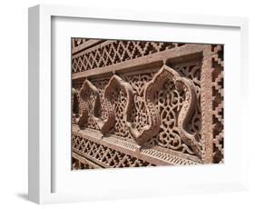 Intricate Carving, Qutb Complex, Delhi, India, Asia-Martin Child-Framed Photographic Print