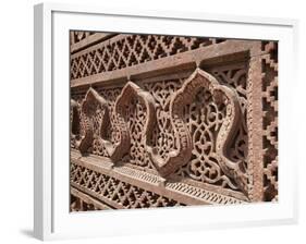 Intricate Carving, Qutb Complex, Delhi, India, Asia-Martin Child-Framed Photographic Print