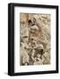 Intricate Carvings on the Nativity Facade of the Sagrada Familia in the Heart of Barcelona, Spain-Paul Dymond-Framed Photographic Print