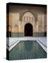 Intricate Islamic Design at Medersa Ben Youssef-Simon Montgomery-Stretched Canvas