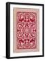 Intricate Pattern in Red and White-null-Framed Art Print