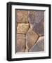 Intricate Rock Wall Detail, Ollantaytambo, Peru-Claudia Adams-Framed Photographic Print