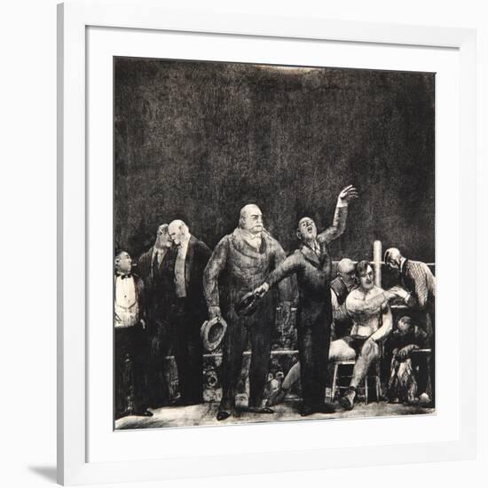 Introducing John L. Sullivan, 1916-George Wesley Bellows-Framed Giclee Print